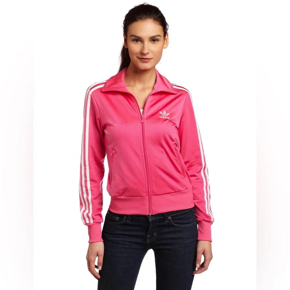 Adidas Pink Firebird Track Jacket Size Small